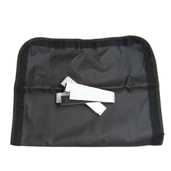 Auto Drive RV Door Window Shade Black 25x16 Universal Fit Sun & Privacy 1-Pack - Picture 2 of 6